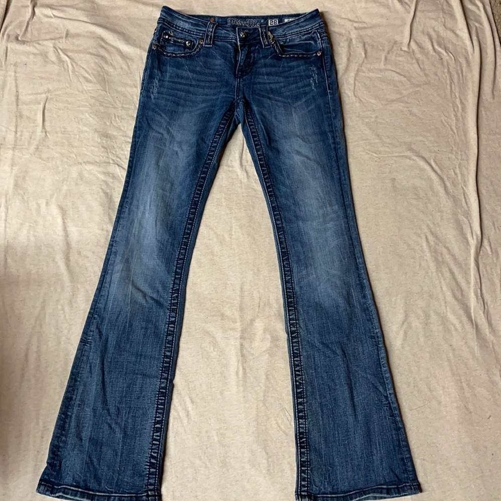 Miss Me mid-rise bootcut jeans size 28